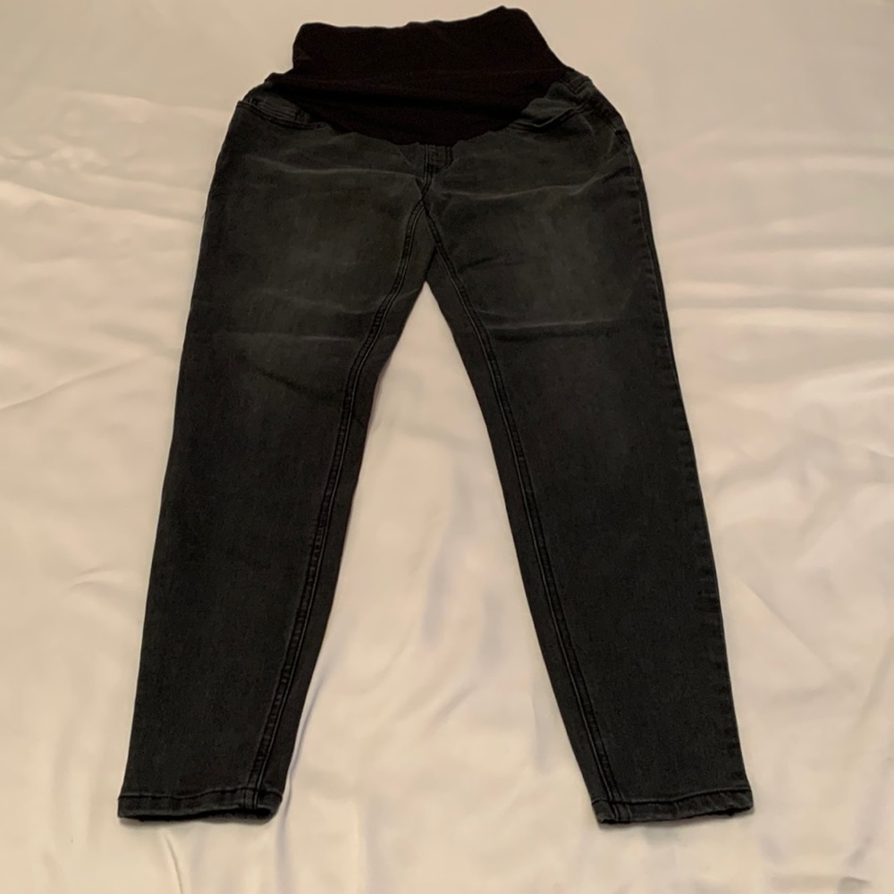 Time and Tru Maternity Black Denim Jeans, size Small, 4-6